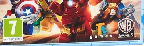 LEGO Marvel Super Heroes, the PEGI square on its front