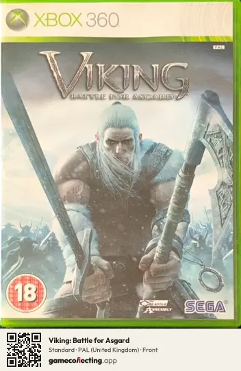 Viking: Battle for Asgard Xbox 360, United Kingdom box front