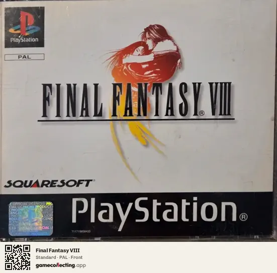 Final Fantasy VIII PlayStation, PAL box front
