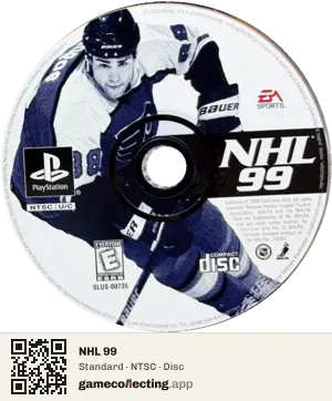 NHL 99 PlayStation, NTSC disc