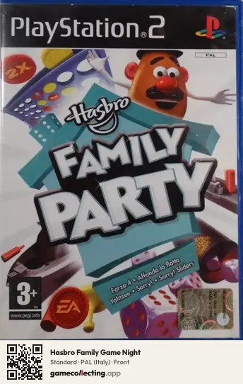 Hasbro Family Game Night PlayStation 2, Italy box front
