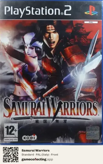 Samurai Warriors PlayStation 2, Italy box front