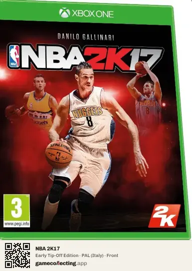 NBA 2K17 Xbox One, Italy box front