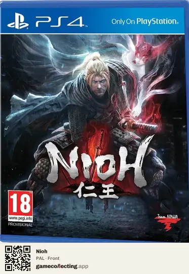 Nioh PlayStation 4, PAL box front