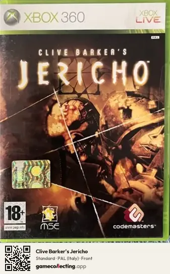 Clive Barker's Jericho Xbox 360, Italy box front