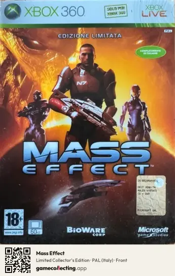 Mass Effect Xbox 360, Italy box front