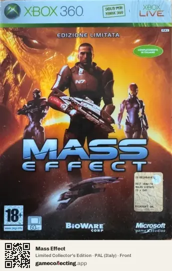 Mass Effect Xbox 360, Italy box front