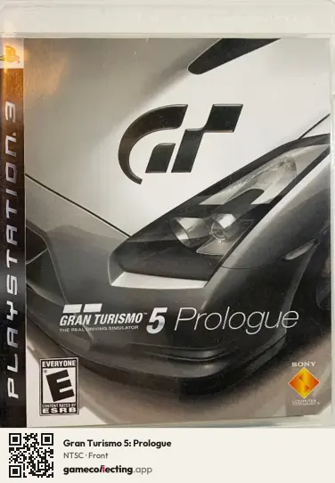 Gran Turismo 5: Prologue PlayStation 3, NTSC box front