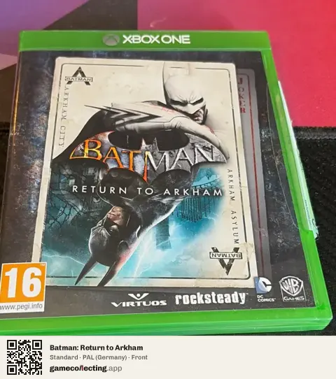 Batman: Return to Arkham Xbox One, Germany box front