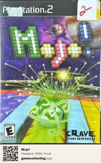 Mojo! PlayStation 2, NTSC box front