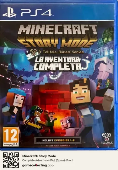Minecraft: Story Mode PlayStation 4, Spain box front