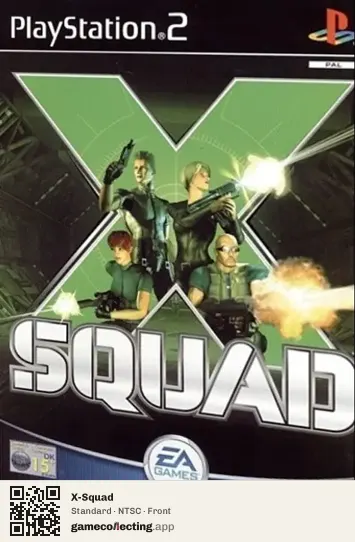 X-Squad PlayStation 2, NTSC box front