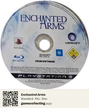 Enchanted Arms PlayStation 3, PAL disc