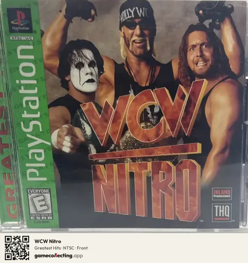WCW Nitro PlayStation, NTSC box front