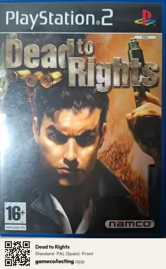 Dead to Rights PlayStation 2, Spain box front