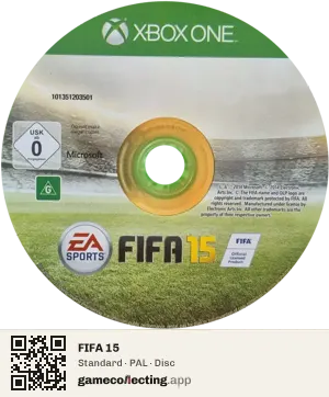 FIFA 15 Xbox One, PAL disc