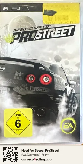 Need for Speed: ProStreet PlayStation Portable, Germany box front