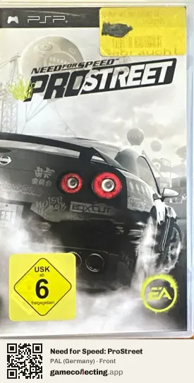 Need for Speed: ProStreet PlayStation Portable, Germany box front