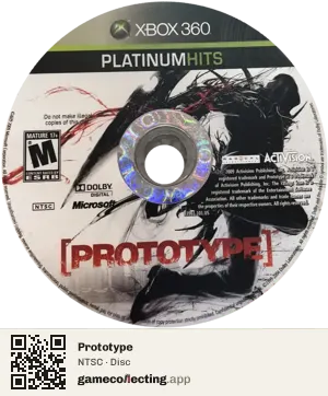 Prototype Xbox 360, NTSC disc