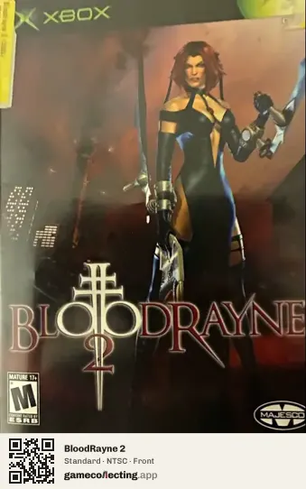 BloodRayne 2 Xbox, NTSC box front