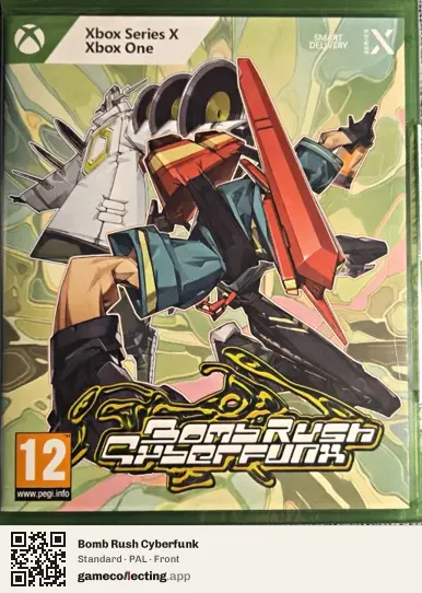 Bomb Rush Cyberfunk Xbox Series X, PAL box front