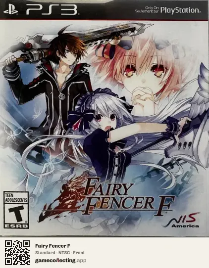 Fairy Fencer F PlayStation 3, NTSC box front