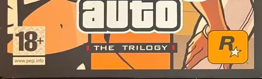 Grand Theft Auto: The Trilogy, the PEGI square on its front