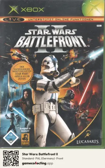 Star Wars: Battlefront II Xbox, Germany box front
