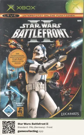 Star Wars: Battlefront II Xbox, Germany box front