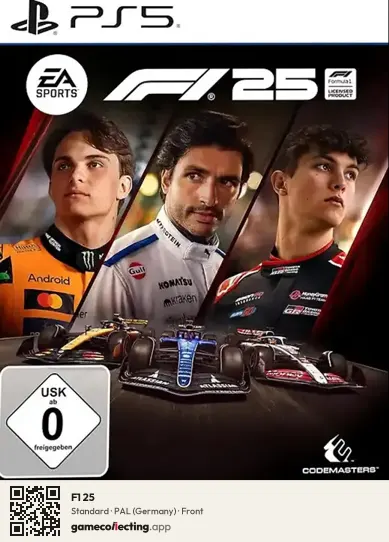 F1 25 PlayStation 5, Germany box front