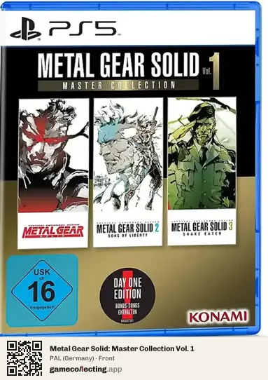 Metal Gear Solid: Master Collection Vol. 1 PlayStation 5, Germany box front