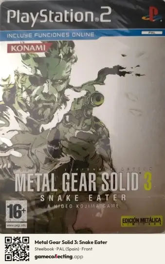 Metal Gear Solid 3: Snake Eater PlayStation 2, Spain box front