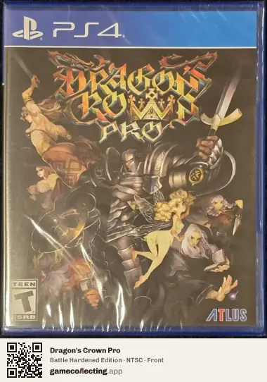 Dragon's Crown Pro PlayStation 4, NTSC box front