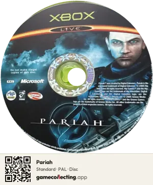 Pariah Xbox, PAL disc