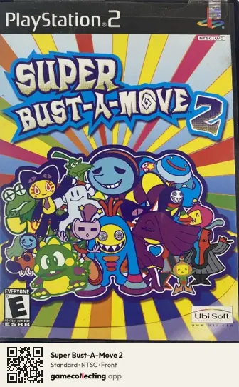 Super Bust-A-Move 2 PlayStation 2, NTSC box front