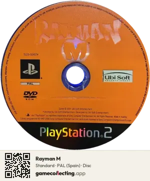 Rayman M PlayStation 2, PAL disc