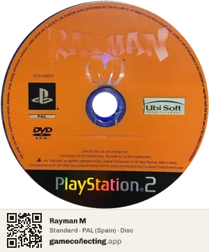 Rayman M PlayStation 2, PAL disc