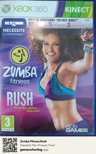Zumba Fitness Rush Xbox 360, France box front