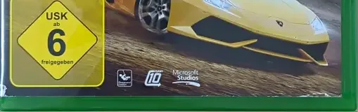 Forza Horizon 2, the USK square on its front