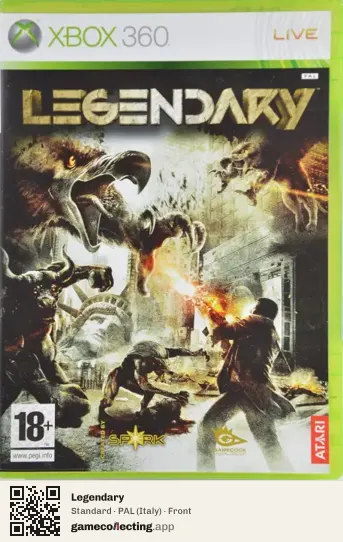 Legendary Xbox 360, Italy box front