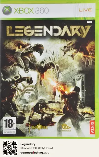 Legendary Xbox 360, Italy box front