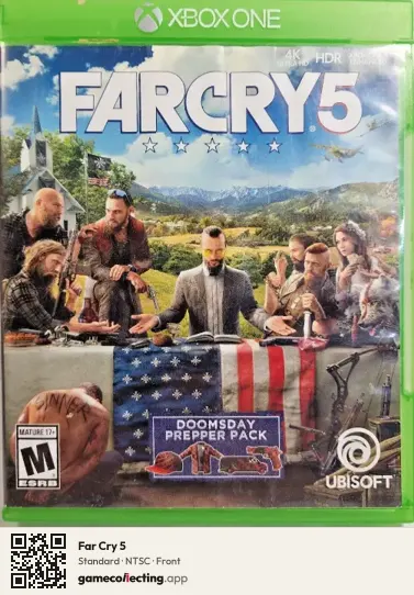 Far Cry 5 Xbox One, NTSC box front