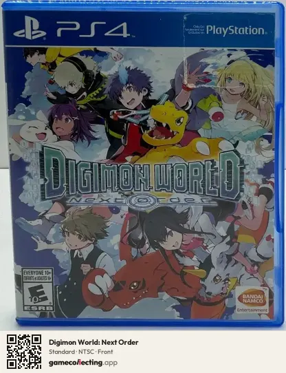 Digimon World: Next Order PlayStation 4, NTSC box front