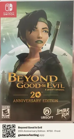 Beyond Good & Evil Nintendo Switch, NTSC box front