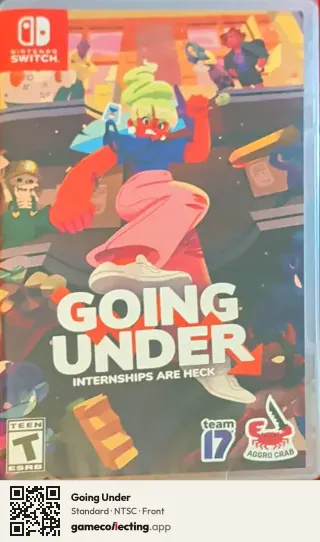 Going Under Nintendo Switch, NTSC box front