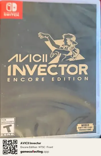 AVICII Invector Nintendo Switch, NTSC box front