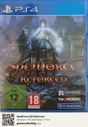 SpellForce III Reforced PlayStation 4, Germany box front