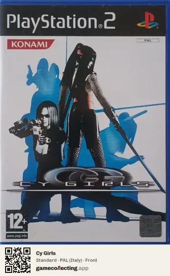 Cy Girls PlayStation 2, Italy box front