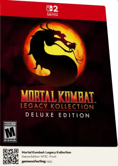 Mortal Kombat: Legacy Kollection Nintendo Switch 2, NTSC box front