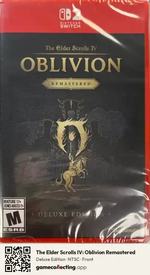 The Elder Scrolls IV: Oblivion Remastered Nintendo Switch 2, NTSC box front
